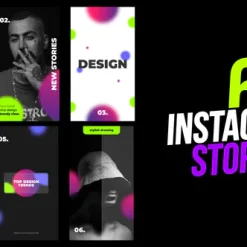 دانلود پروژه آماده افتر افکت 6 استوری اینستاگرام Abstract Gradient Instagram Stories