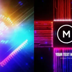 دانلود پروژه آماده پریمیر پرو لوگو موشن خلاقانه هوش مصنوعی Ai Creative Logo Reveal