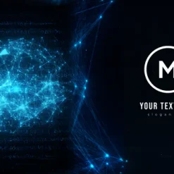 دانلود پروژه آماده پریمیر پرو لوگو موشن تکنولوژی هوش مصنوعی Ai Tech Logo Reveal