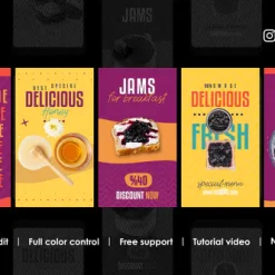 دانلود پروژه آماده پریمیر پرو ریلز کافه برای اینستاگرام Cafe Instagram Reels