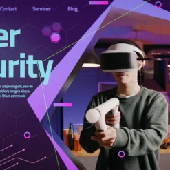 دانلود پروژه آماده پریمیر پرو تکنولوژی امنیت سایبری Cyber Promo || Technology Slideshow || MOGRT