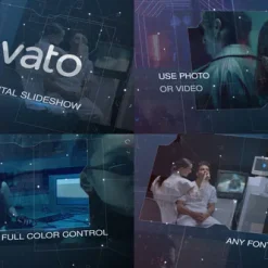 دانلود پروژه آماده افتر افکت دیجیتال اسلایدشو Digital Slideshow