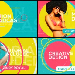 دانلود پروژه آماده افتر افکت پکیج پخش تلویزیونی فشن Fashion Broadcast Pack