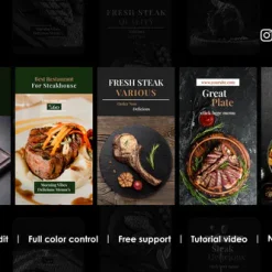 دانلود پروژه آماده پریمیر پرو ریلز اینستاگرام غذا Food Instagram Reels