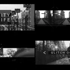 دانلود پروژه آماده افتر افکت تیزر گلیچ Glitch Opener