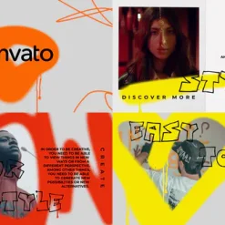 دانلود پروژه آماده افتر افکت اسلایدشو گرافیتی Graffiti Slides