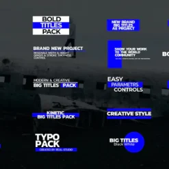 دانلود پروژه آماده اپل موشن عناوین بزرگ