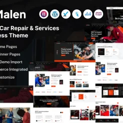 دانلود قالب وردپرس خدمات و تعمیرات اتوموبیل Malen - Car Service & Repair