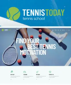 قالب وردپرس ورزشی Tennis Today