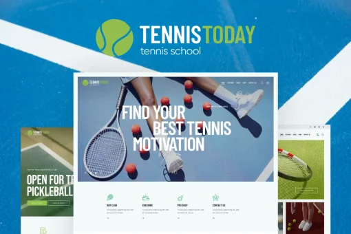 قالب وردپرس ورزشی Tennis Today