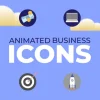 دانلود پروژه آماده افترافکت مجموعه آیکن کسب و کار Animated Business Icons