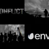 دانلود پروژه آماده افترافکت لوگو موشن جنگی The Conflict Logo