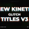 دانلود پروژه آماده افترافکت مجموعه تایتل Kinetic Glitch Titles v3