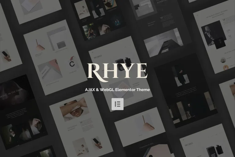 قالب وردپرس خلاقانه ایجکسی Rhye