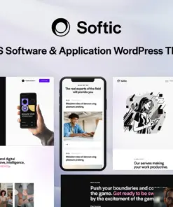 قالب وردپرس معرفی اپلیکیشن Softic