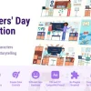 دانلود پروژه آماده افترافکت روز معلم Teachers Day - Education Learming - Literacy Day