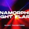 دانلود پروژه آماده افترافکت مجموعه ترنزیشن نور آنامورفیک Anamorphic Light Flare Transitions