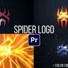 دانلود پروژه آماده پریمیر لوگو موشن عنکبوتی Spider Logo