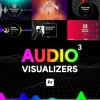 دانلود پروژه آماده پریمیر نمایش ویدیویی فایل صوتی Audio Visualizers Pack 3