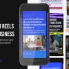 دانلود پروژه آماده افترافکت مجموعه ریلز اینستاگرام کسب و کار Instagram Reels Business