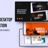 دانلود پروژه آماده افترافکت معرفی وبسایت Website Desktop Presentation