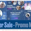 دانلود پروژه آماده پریمیر ساختن تبلیغ برای فروش زمستانه Winter Sale - Promo Maker