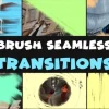 دانلود پروژه آماده پریمیر مجموعه ترنزیشن قلم مو و براش Seamless Brush Transitions