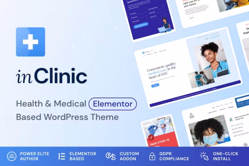قالب وردپرس پزشکی سلامت InClinic