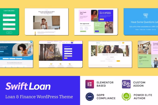 قالب وردپرس مالی اقتصادی Swift Loan