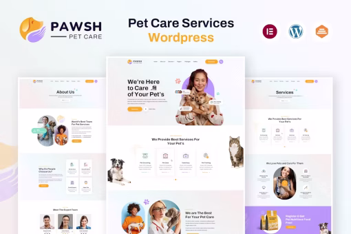 قالب وردپرس پت شاپ Pawsh