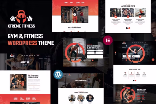 قالب وردپرس باشگاه ورزشی Xtreme Fitness