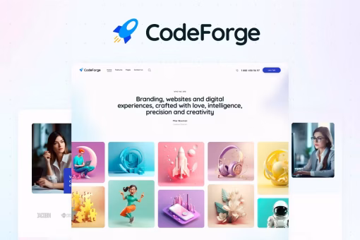 قالب وردپرس دیجیتال مارکتینگ CodeForge