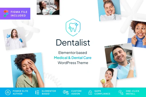 قالب وردپرس پزشکی دندانپزشکی Dentalist