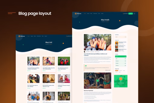 قالب وردپرس بوت کمپ کودکان Kidscamp