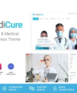 قالب وردپرس پزشکی سلامت MediCure