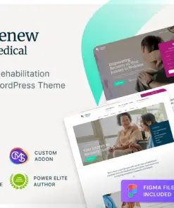 قالب وردپرس کلینیک فیزیوتراپی Renew Medical