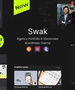 قالب وردپرس نمونه‌کار شرکتی Swak