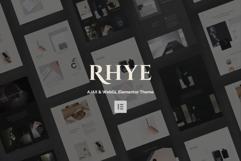 قالب وردپرس آژانس خدمات خلاق Rhye