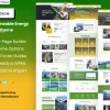 قالب وردپرس انرژی خورشیدی و تجدیدپذیر Solarglow