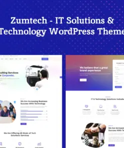 قالب وردپرس راه حل های فناوری اطلاعات Zumtech